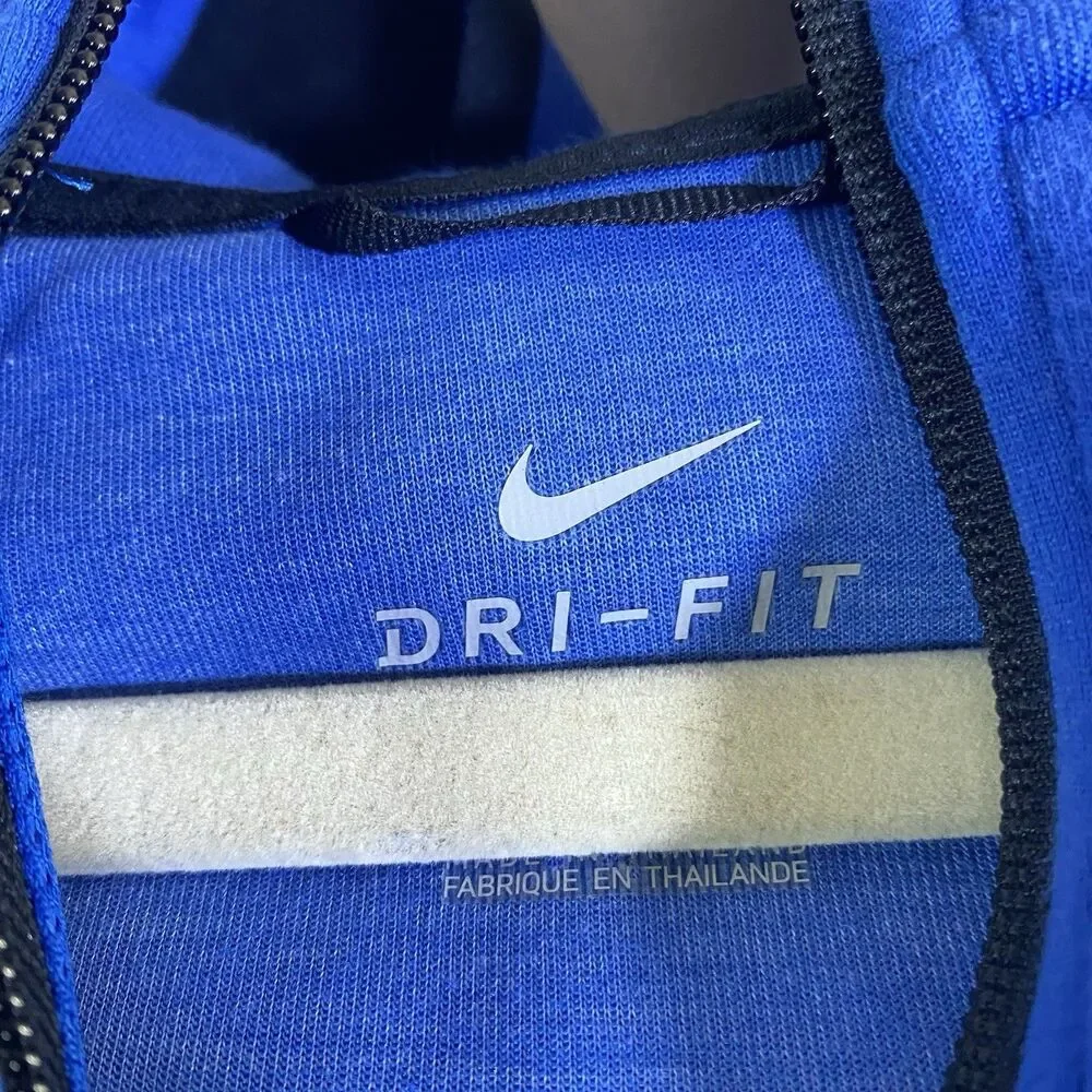 Nike Duke Mens Full-Zip Basketball Hoodie Dri-FIT Blue 930561-493 Size 2XL